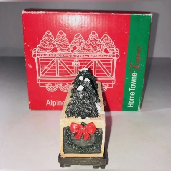 NIB 1998Vintage JC Penney Alpine Tree Express Home Towne Christmas Tree Train - Picture 2 of 8